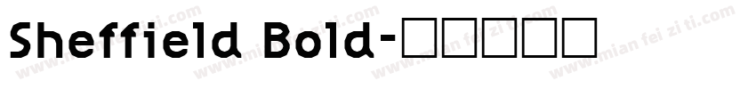 Sheffield Bold字体转换